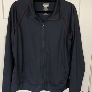 Dark Gray Full-Zip Active Jacket